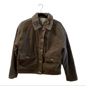 Corduroy Button Up Jacket